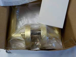 lot 140 image: Gold Door Handle...