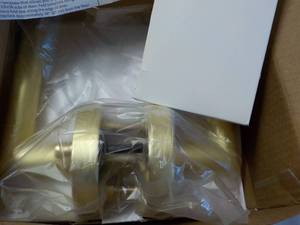 lot 141 image: Gold Door Handle...