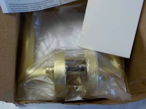 lot 142 image: Gold Door Handle...