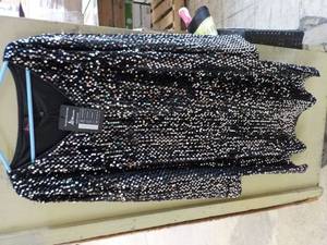 lot 151 image: Womens Sequin Dress Black size Sma...