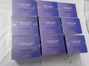 lot 167 image: 9 Jars Overnite Toning Body Cream...