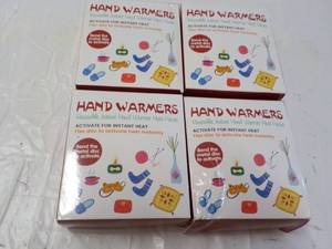 lot 194 image: 4 Hand Warmers Heat Packs...
