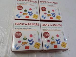 lot 195 image: 4 Hand Warmers Heat Packs...