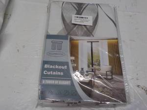 lot 201 image: Blackout Curtains...