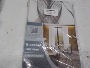 lot 202 image: Blackout Curtains...