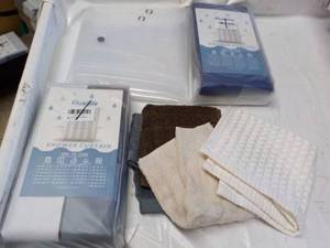 lot 229 image: Shower Liner, Curtains and More...