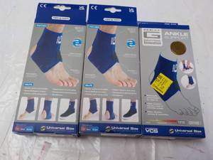 lot 266 image: 3 Ankle Supports...