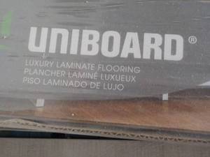 lot 277 image: 8 Ctns Uniboard Laminate Flooring a...