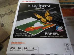 lot 8 image: 4500 Sheets Office Depot 8.5 x 11 ...