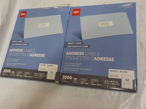 lot 30 image: 6000 Office Depot Address labels 1 ...