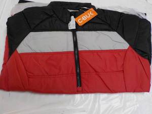 lot 54 image: Cutter and Buc Zip Front BlackRed ...
