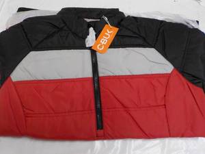 lot 56 image: Cutter and Buc Zip Front BlackRed ...