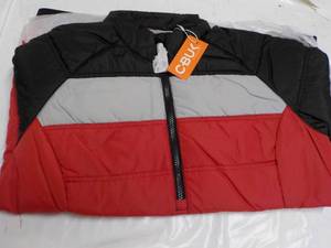lot 57 image: Cutter and Buc Zip Front BlackRed ...