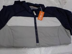 lot 80 image: Cutter and buc NavyGreyWhite Zip ...