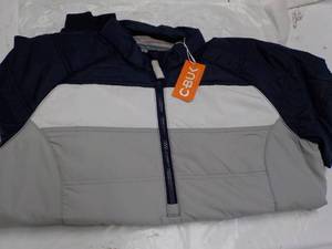 lot 81 image: Cutter and buc NavyGreyWhite Zip ...