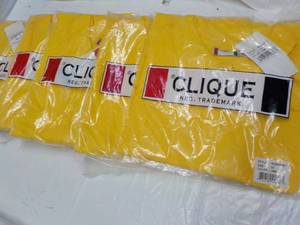 lot 85 image: 5 Clique size 3x Polo Shirts...