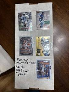 lot 111 image: Two Row Box of Sports Cards, Variety of Sports, Super Stars Cards