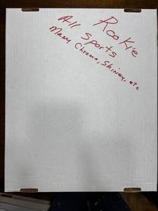 lot 114 image: Four Row Box of Sports Cards, Mixed Sports, Mostly Rookie Cards