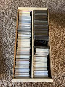 lot 137 image: Two Row Box of Sports Cards, Mixed Sports
