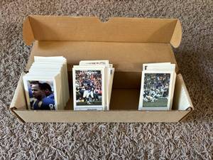 lot 139 image: Box of Minnesota Vikings WCCO Football Cards