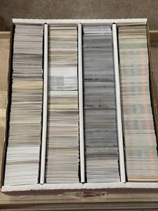 lot 144 image: Large Box of Mixed Sports Cards From 1990s to 2010s, Baseball, Football, Basketball and More