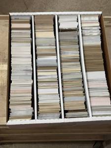 lot 147 image: Large Box of Baseball Cards, Mix of Years, Players and Brands