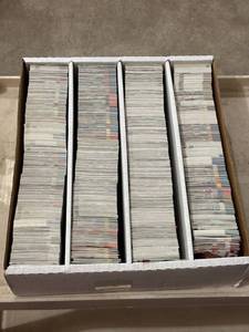 lot 150 image: Large Box of Pro Set Football Cards, Mostly From the 1990s