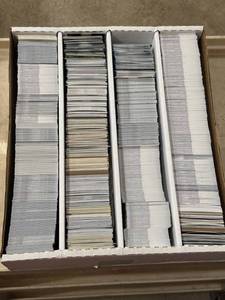 lot 152 image: Large Box of Sports Cards, Mixed Sports, Baseball, Football, Basketball, Lots of Chrome Cards