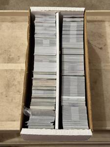 lot 166 image: Box of Sports Cards From a Mix of Different Sports, Years and Brands