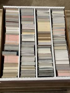 lot 173 image: Large Box of Baseball Cards, Mix of Years, Brands and Years