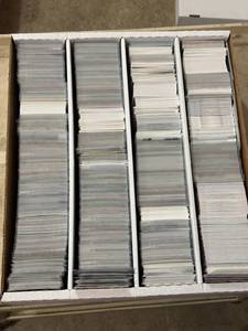 lot 183 image: Large Box of Football Cards, Mostly Sleeved Protected Cards, Lots of Roookies