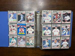 lot 237 image: 1989 Fleer MLB Baseball Card Binder