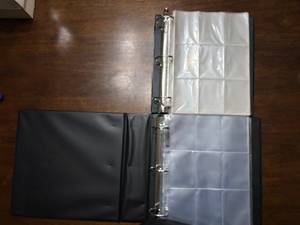 lot 243 image: Two Binders With More than 120 Sleeves, One Binder is Missing The Front