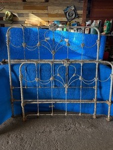 Antique Cast Iron Bed Frame