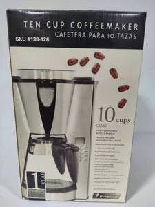 lot 104 image: Everstar 10cup Coffee Maker New in Box