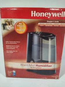 lot 106 image: Honeywell Warm Mist Humidifier New in Box