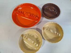 lot 134 image: Set of Resin MCM Vibe Ashtrays