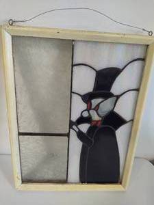 lot 146 image: Stained Glass Window Panel