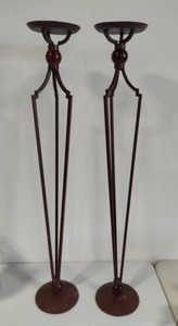 lot 203 image: Tall Candle Holder Set