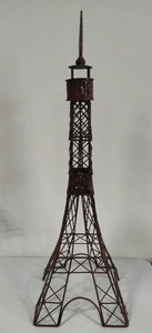lot 213 image: Metal Eiffel Tower