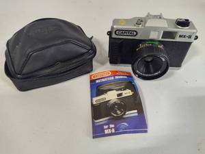 lot 225 image: VIntage Capital MX-II Camera wCase & Instructions