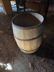 lot 55 image: Vintage Wooden Barrel