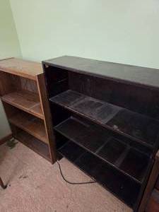lot 83 image: 2 Wood Book Shelves