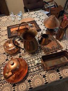 lot 88 image: Copper Utensils