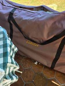 lot 104 image: Cabelas Tent Cot WCase