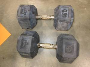 lot 481 image: HAMPTON URETHANE DUMBBELLS