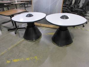 lot 492 image: BRAYTON WHITEBOARD TABLES
