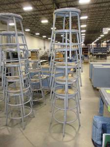 lot 535 image: METAL STOOLS