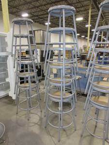 lot 536 image: METAL STOOLS