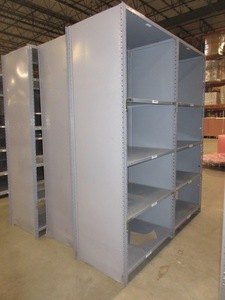 lot 557 image: HEAVY DUTY WAREHOUSE SHELVING